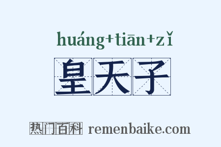 皇天子是什么意思的图片